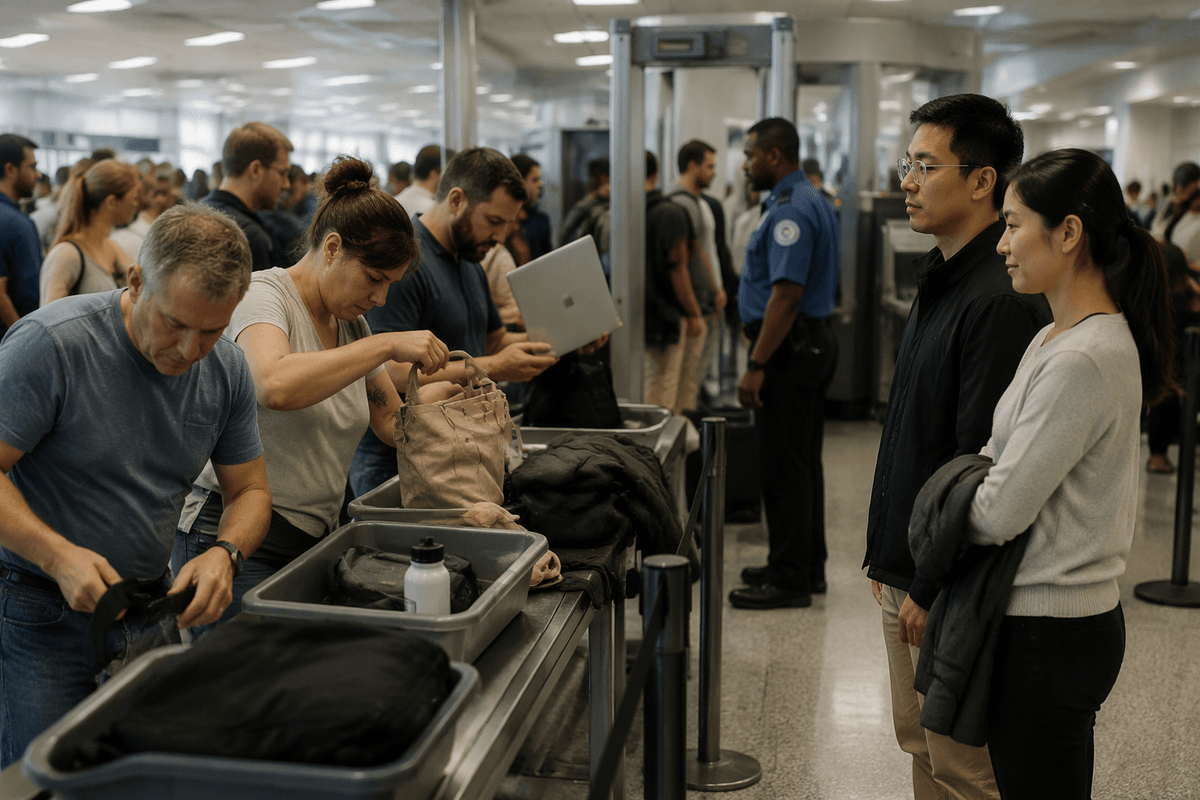 Smooth departures: airport and station routines
