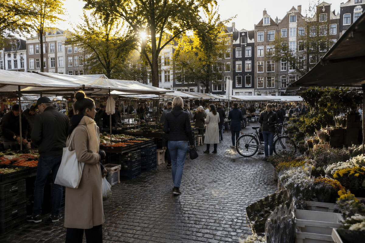 Cafés, Markets, and Everyday Amsterdam Moments